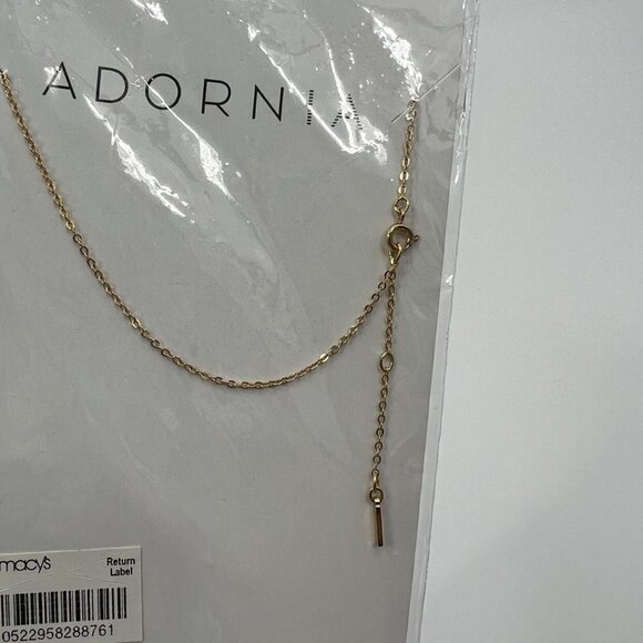 Adornia Gold Love Slide Through Necklace - Picture 4 of 5